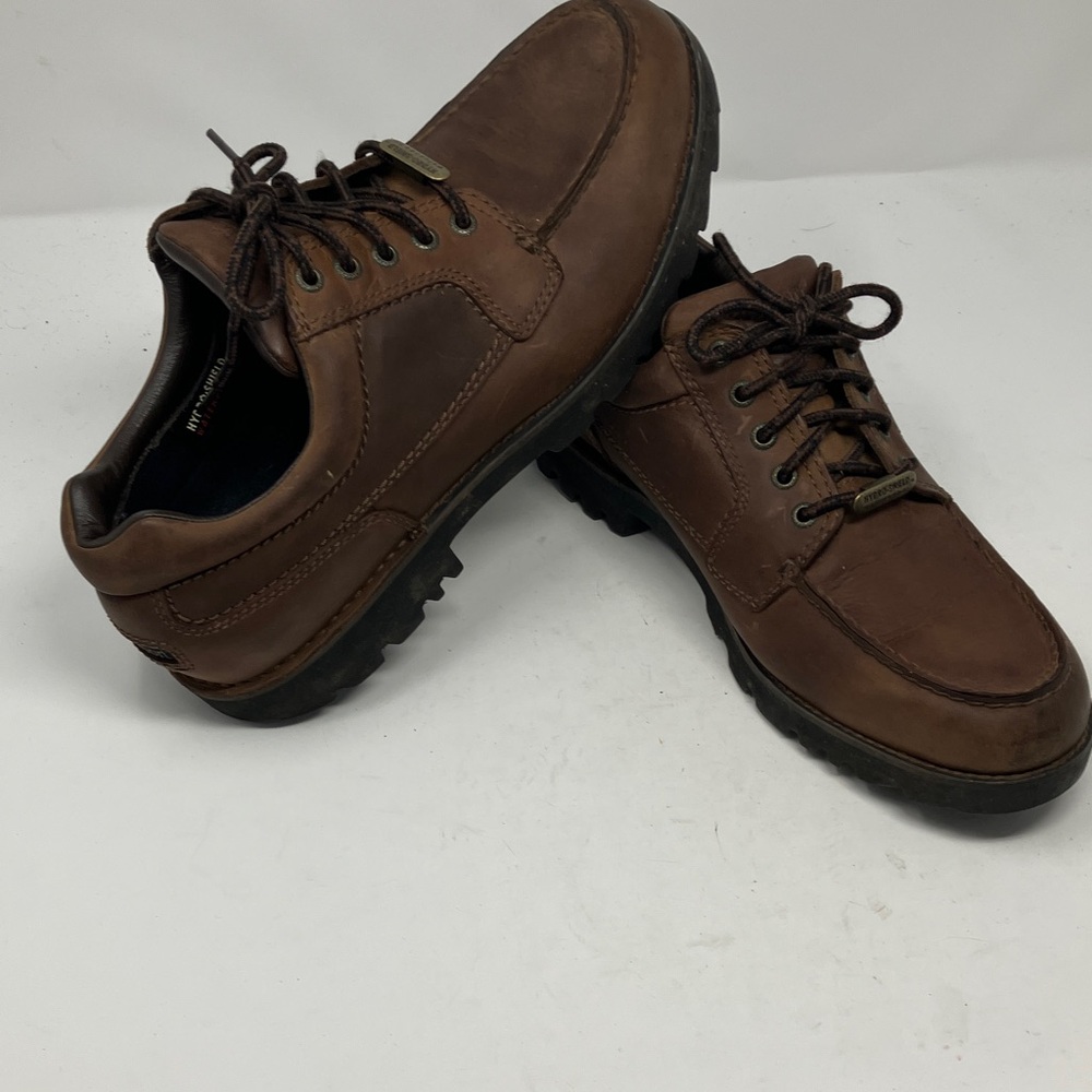 Rockport Mens 13N Shoes Brown Lace Up Hydro Shield Waterproof Walking M3397